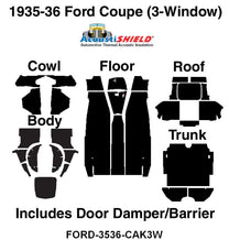 ACOUSTISHIELD INSULATION KIT - 35-36 3W COUPE