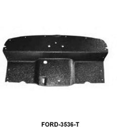ABS PLASTIC FIREWALL INSULATOR - 35-36 PICKUP WITH HOLES