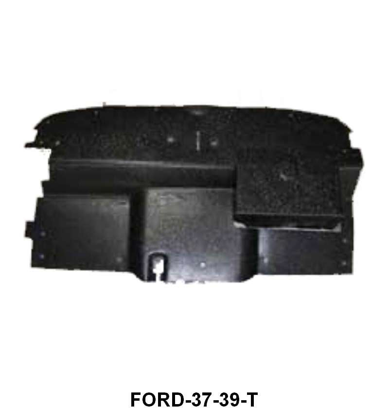 ABS PLASTIC FIREWALL INSULATOR - 37-39 PICKUP, WITH HOLES