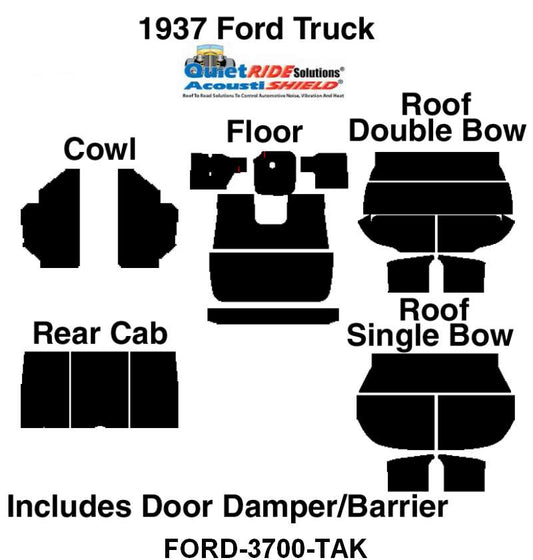 ACOUSTISHIELD INSULATION KIT - 37 PICKUP