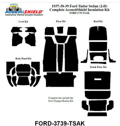 ACOUSTISHIELD KIT - 37-39 2-DOOR SEDAN