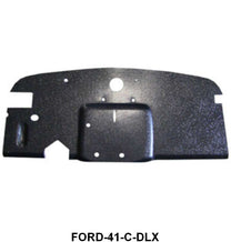 ABS PLASTIC FIREWALL INSULATOR - 41 SUPER DLX PASS, 41 MERC WITH HOLES