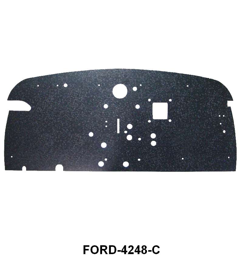 ABS PLASTIC FIREWALL INSULATOR - 42-48 PASS/MERCURY WITH HOLES