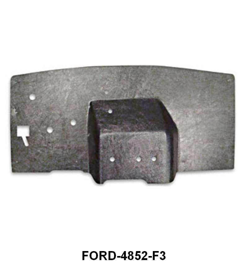 ABS PLASTIC FIREWALL INSULATOR - 48-52 F-3, WITH HOLES
