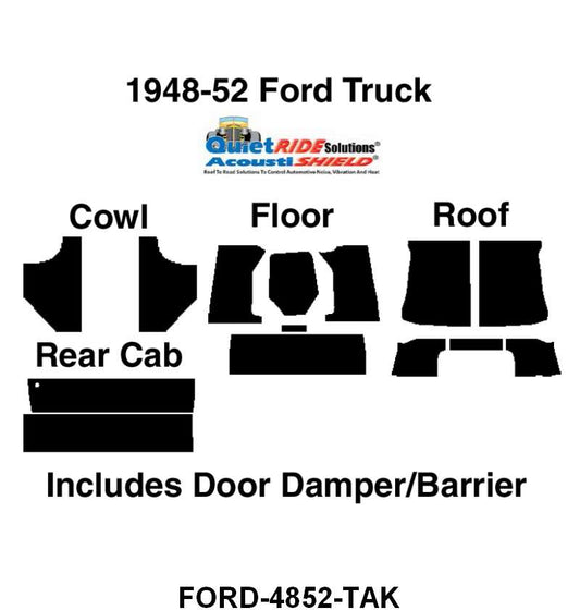 ACOUSTISHIELD INSULATION KIT - 48-52 PICKUP