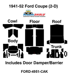 ACOUSTISHIELD KIT - 49-51 COUPE