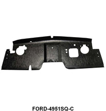 ABS PLASTIC FIREWALL INSULATOR - 49-51 PASS SQUARE HUMP WITH HOLES