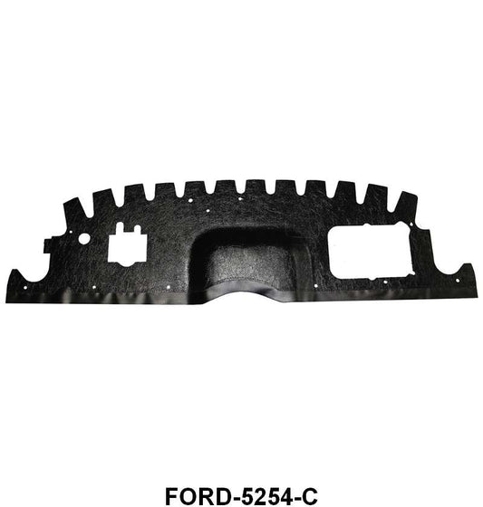 ABS PLASTIC FIREWALL INSULATOR - 52-54 PASS/MERCURY WITH HOLES