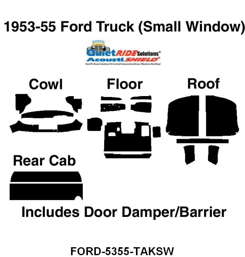 ACOUSTISHIELD KIT - 53-55 PICKUP