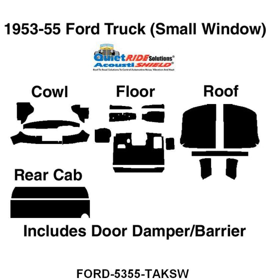 ACOUSTISHIELD INSULATION KIT - 53-55 PICKUP