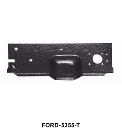ABS PLASTIC FIREWALL INSULATOR - 53-55 F-100/F-250 WITH HOLES