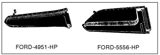 ABS HEATER PLENUM - 55-56 PASSENGER/MERCURY
