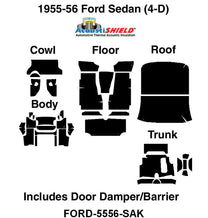 ACOUSTISHIELD INSULATION KIT - 55-56 SEDAN