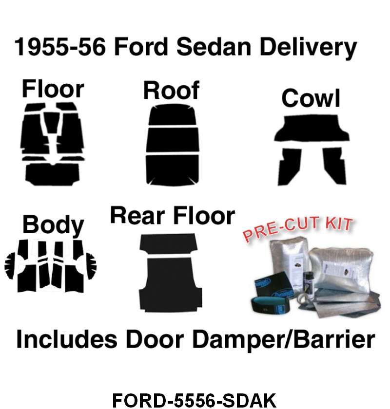 ACOUSTISHIELD KIT - 55-56 SEDAN DELIVERY
