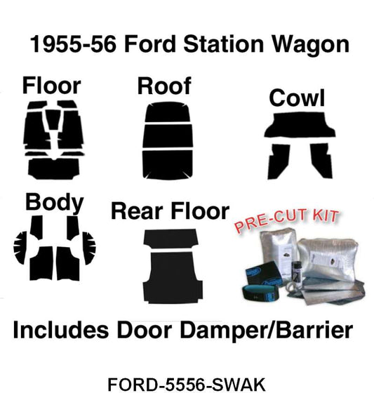 ACOUSTISHIELD KIT - 55-56 STATION WAGON