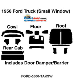 ACOUSTISHIELD KIT - 56 PICKUP SMALL WINDOW