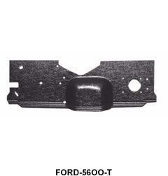 ABS PLASTIC FIREWALL INSULATOR - 56 F-100/F-250 W/HOLES