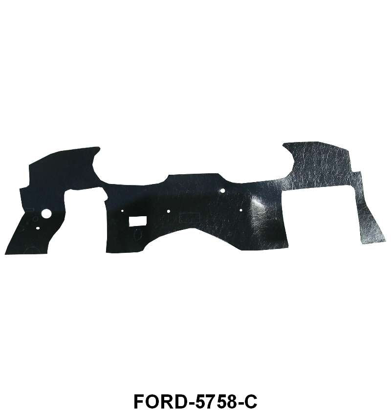 ABS PLASTIC FIREWALL INSULATOR - 57-58 PASS/RANCHERO WITH HOLES