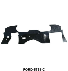 ABS PLASTIC FIREWALL INSULATOR - 57-58 PASS/RANCHERO WITH HOLES