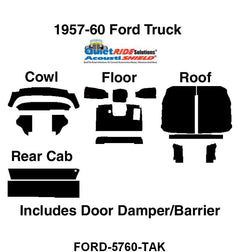 ACOUSTISHIELD INSULATION KIT - 57-60 PICKUP
