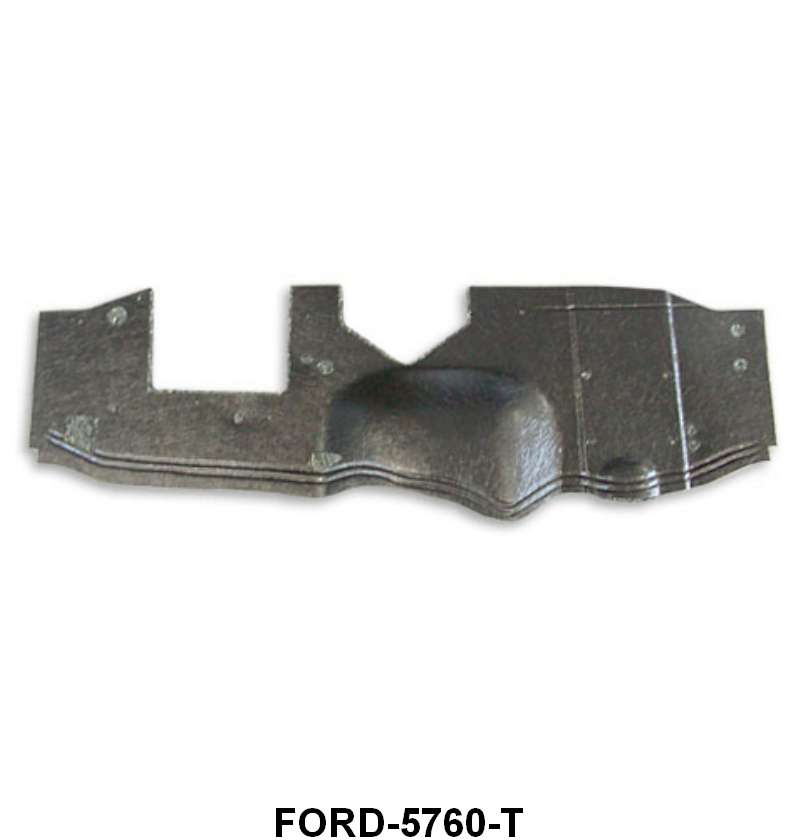 ABS PLASTIC FIREWALL INSULATOR - 57-60 F-100/F-350 WITH HOLES