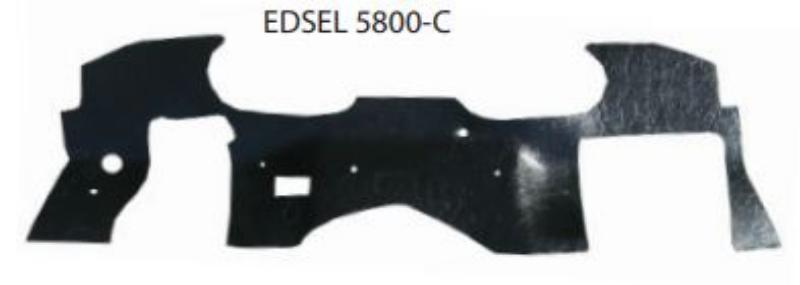 ABS PLASTIC FIREWALL INSULATOR -58 EDSEL