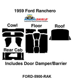ACOUSTISHIELD INSULATION KIT - 59 RANCHERO