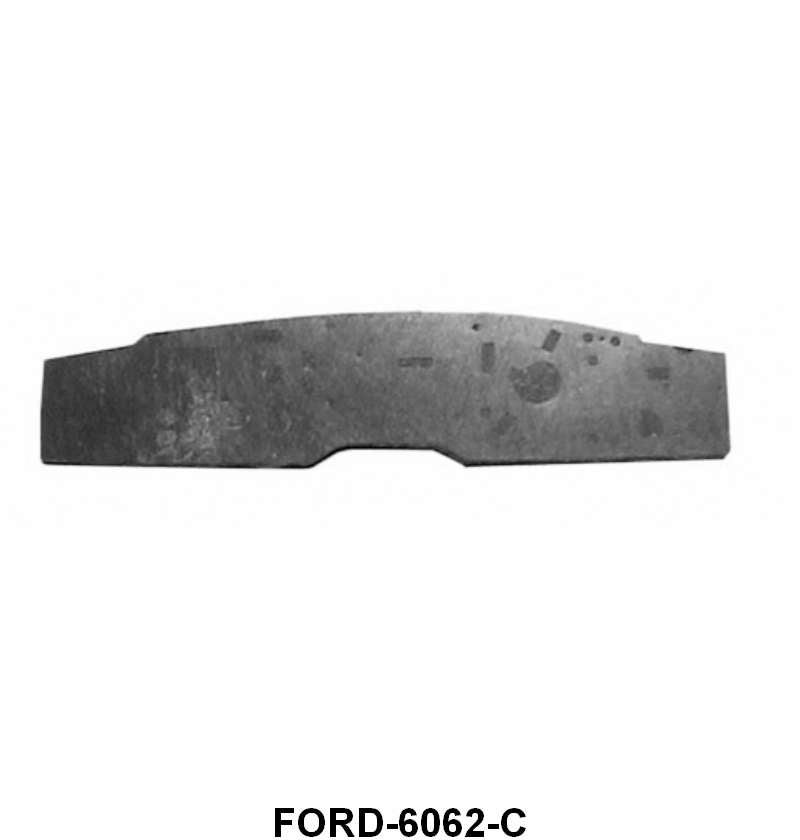 ABS PLASTIC FIREWALL INSULATOR - 60-62 GLX WITH HOLES