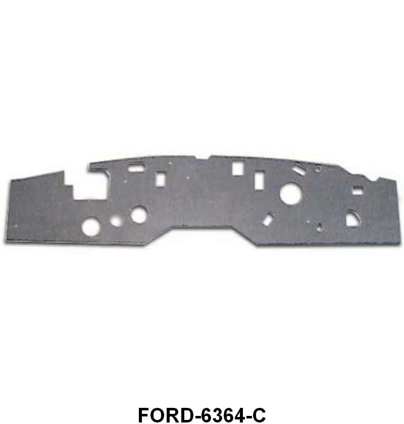 ABS PLASTIC FIREWALL INSULATOR - 63-64 GALAXIE WITH HOLES