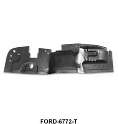 ABS PLASTIC FIREWALL INSULATOR - 67-72 F-100/F-250 WITH HOLES