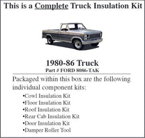 ACOUSTISHIELD INSULATION  KIT - 80-86 PICKUP