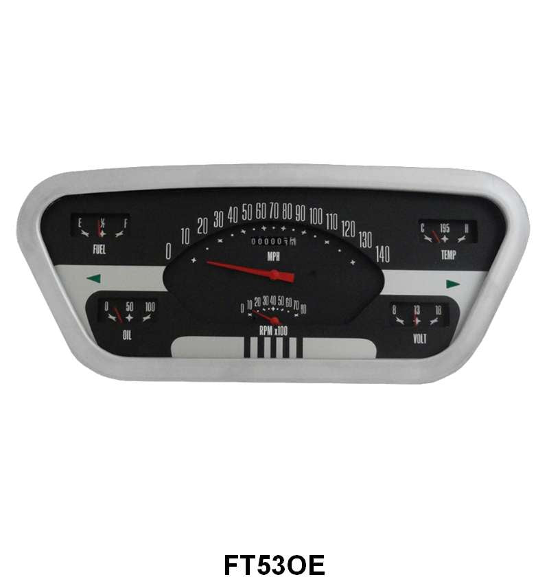 CLASSIC INSTRUMENTS 1953-55 DIRECT FIT GAUGES - "ORIGINAL STYLE"