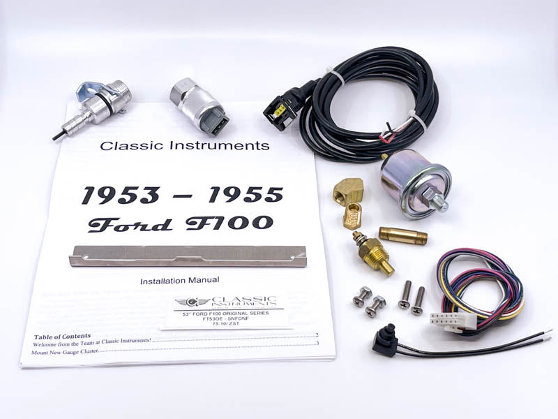 CLASSIC INSTRUMENTS 1953-55 DIRECT FIT GAUGES - "ORIGINAL STYLE"