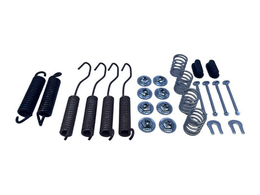 BRAKE SHOE HOLD DOWN AND SPRING KIT - 55-59 PASS 48-63 F-100 11" BRAKES