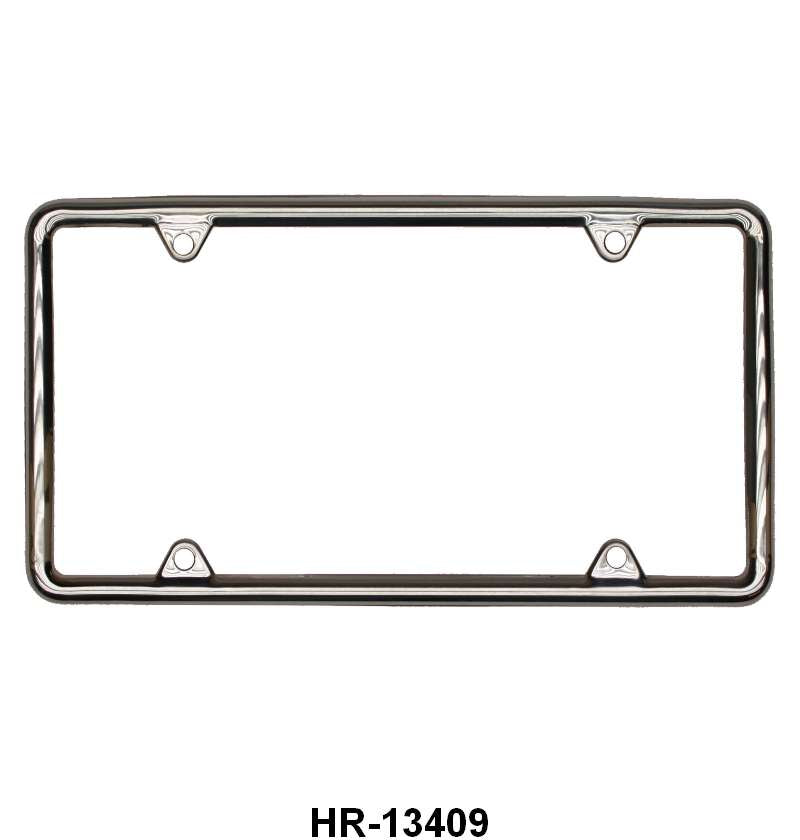 UNIVERSAL STAINLESS LICENSE PLATE FRAMES - FOR MODERN PLATES
