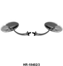 UNIVERSAL SWAN NECK STYLE MIRRORSS - 32-48 PASS 32-47 PU, OVAL HEAD