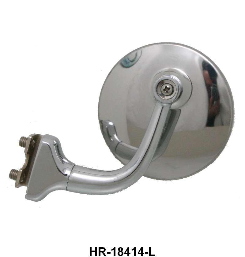 EDGE OF DOOR PEEP MIRROR - CURVED ARM, 3" HEAD