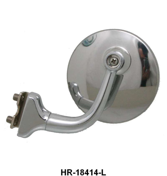 EDGE OF DOOR PEEP MIRROR - CURVED ARM, 3" HEAD