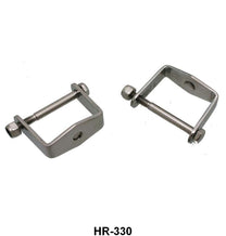 STREET ROD POLISHED STAINLESS  LEAF SPRING CLAMPS - 28-32 PASS/PU 1-3/4"