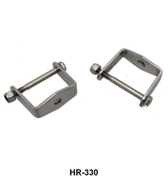 STREET ROD POLISHED STAINLESS  LEAF SPRING CLAMPS - 28-32 PASS/PU 1-3/4