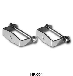 STREET ROD POLISHED STAINLESS  LEAF SPRING CLAMPS - 35-48 PASS 35-41 PU 2