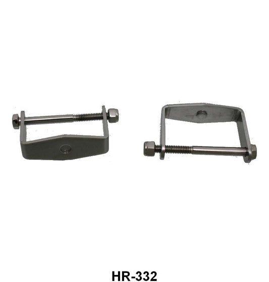 STREET ROD POLISHED STAINLESS  LEAF SPRING CLAMPS - 32-48 PASS 32-41 PU 2-1/4"