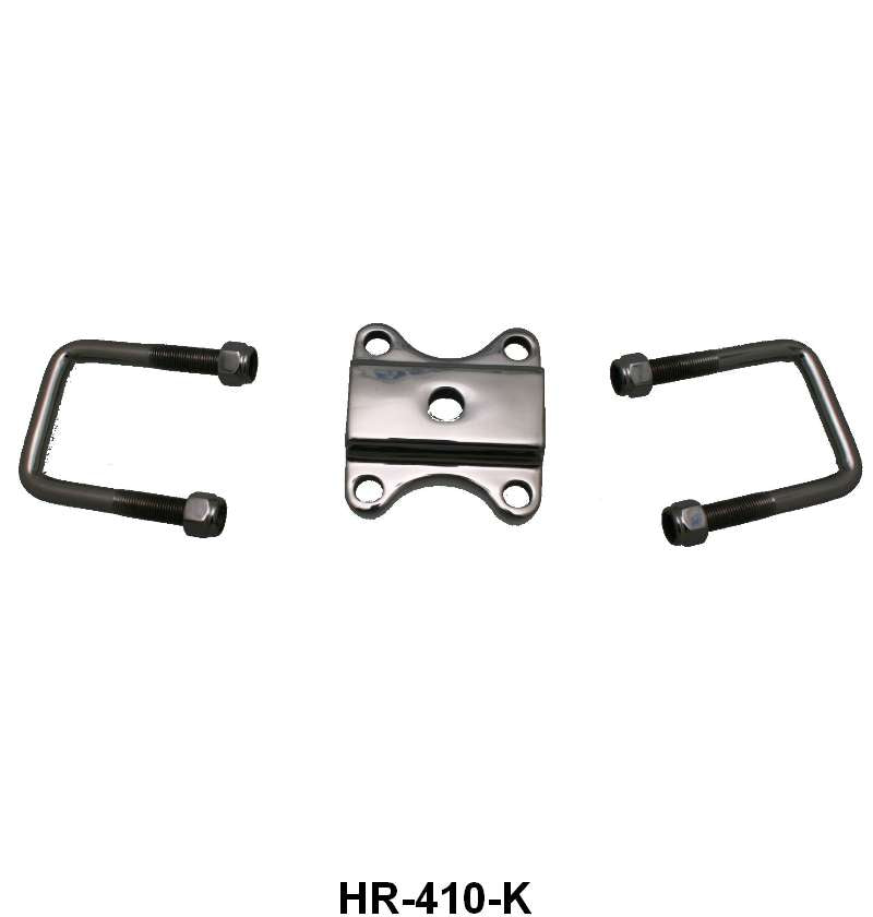 STREET ROD FRONT SPRING U-BOLT KIT - 28-34 PASS/PU STAINLESS 7 PIECES