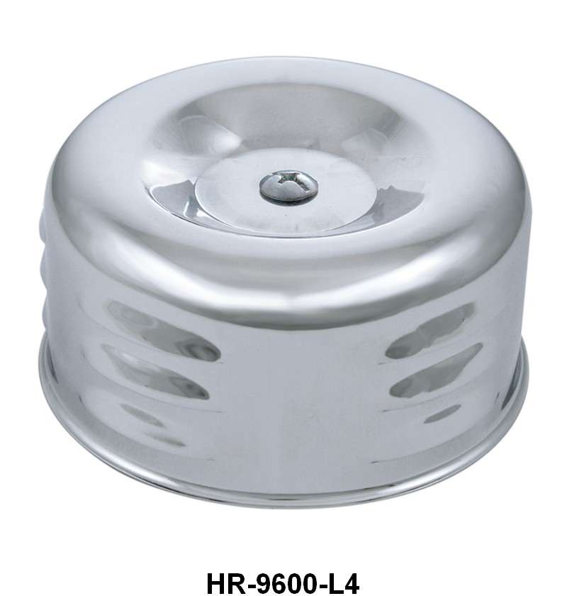 CHROME LOUVERED AIR CLEANER - 33-53 PASS 39-48 MERC 33-47 PU V8