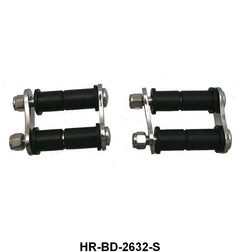 UNIVERSAL STREET ROD STAINLESS SPRING SHACKLE KIT - 2