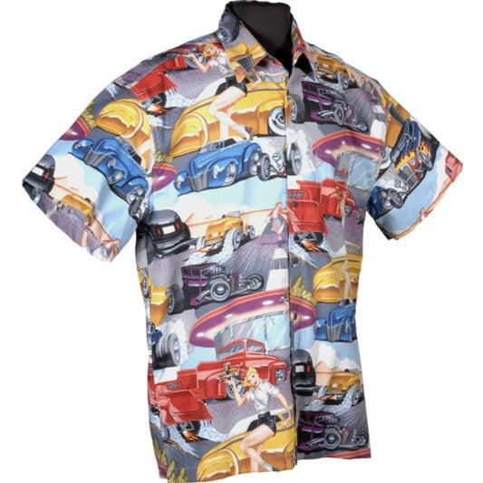 ALOHA SHIRT - CAR HOP "X-LARGE"