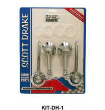 INSIDE DOOR HANDLE & WINDOW CRANK KIT - 65 MUSTANG FASTBACK
