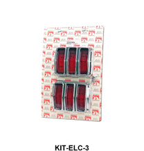 TAIL LIGHT LENS & BEZEL KIT - 64-66 MUSTANG