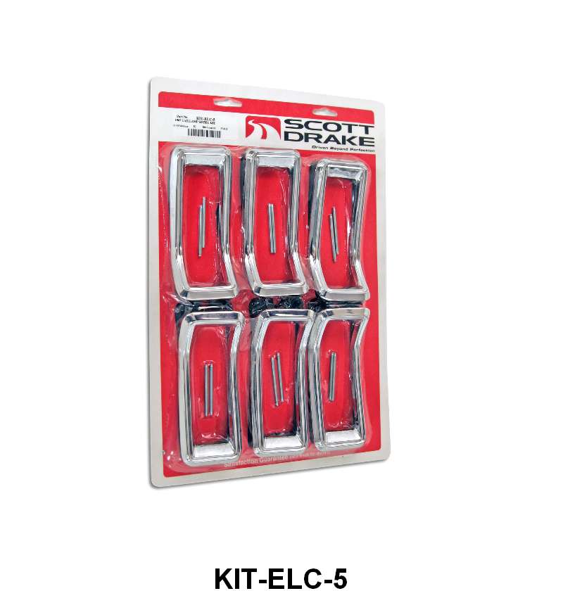 TAIL LIGHT LENS BEZEL KIT - 67 MUSTANG