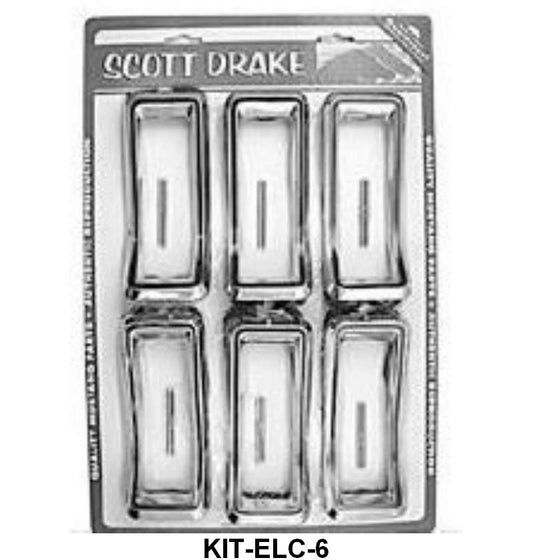 TAIL LIGHTLENS BEZEL KIT - 68 MUSTANG